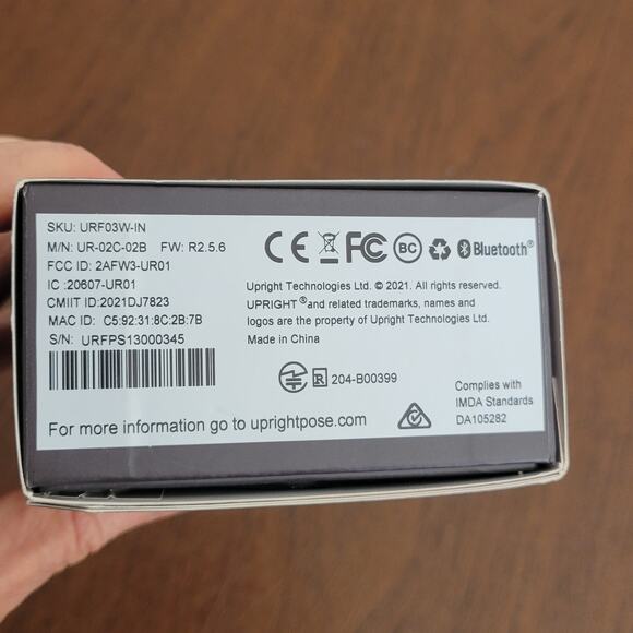 Upright Go S Take Control of Your Posture URF03W-IN New, in original box - Picture 6 of 10